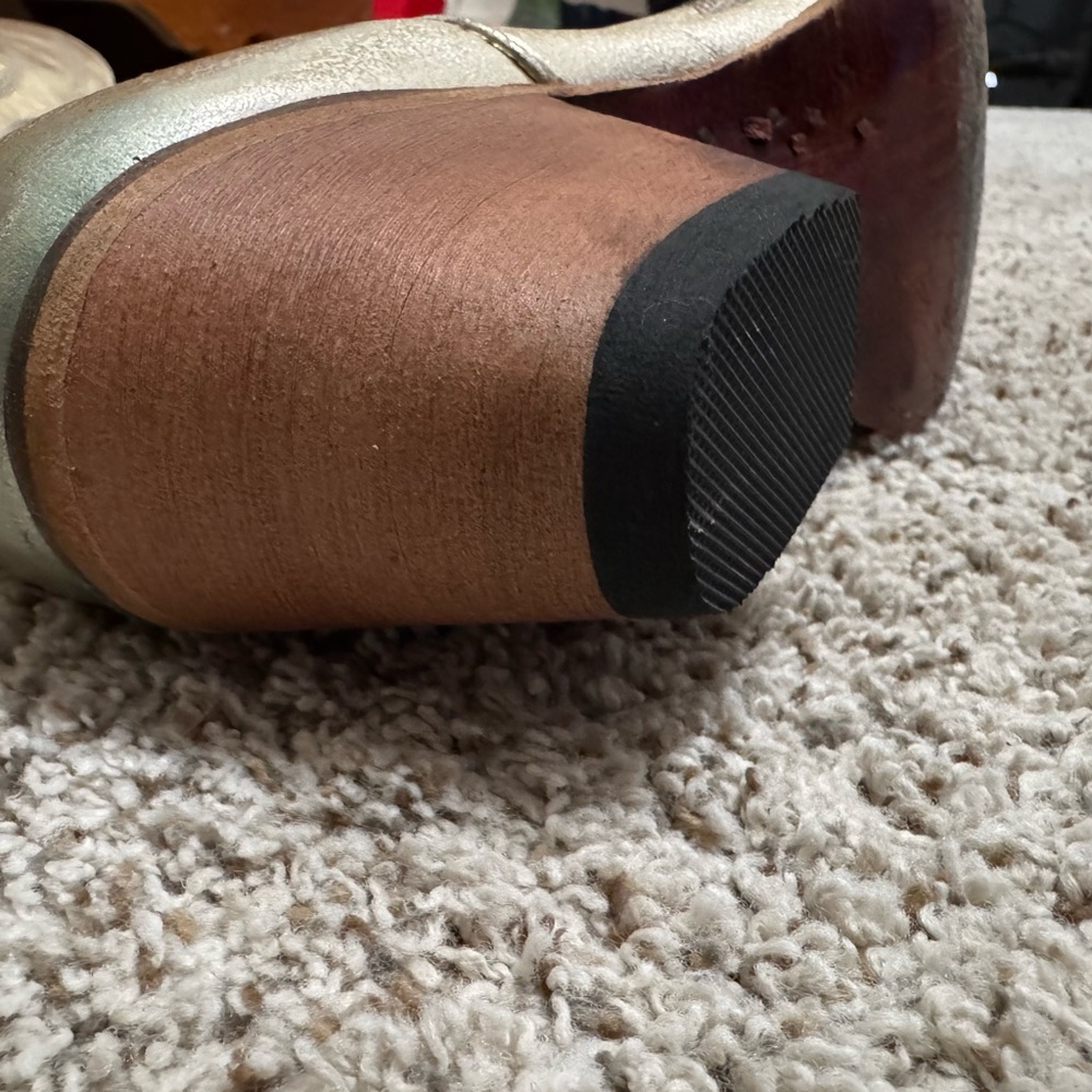 Gold and Silver Ankle Boots - Picture 10 of 11